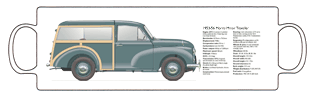 Morris Minor Traveller Series II 1953-56 Mug 2